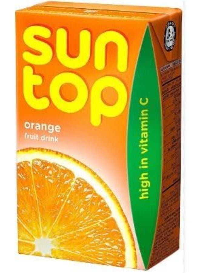Sun Top Orange Fruit Drink, High in Vitamin C, Refreshing, Pack of 6 Cartons - Image 4